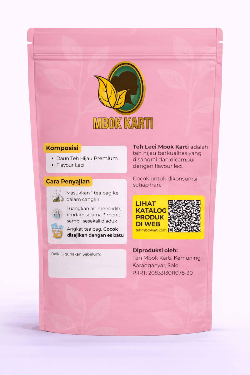 Teh Leci Tea Bag Teh Mbok Karti